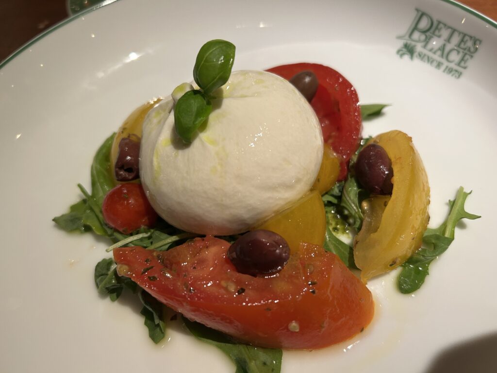- Dinnert Grand Hyatt, Singapore - Pete's Place restaurant