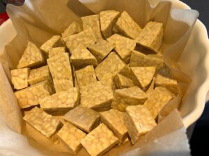 Prepare the tempeh