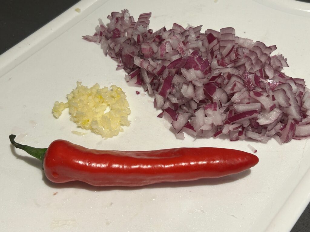 Making the sauce