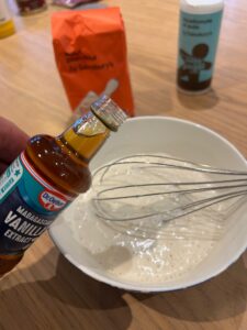 Adding the vanilla