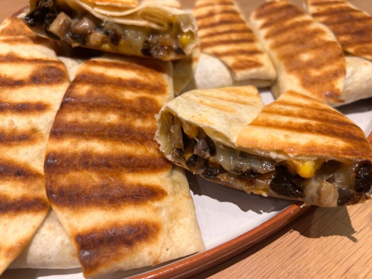 Vegan cheese & mushroom burrito recipe